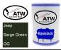 Preview: Jeep, Sarge Green, GG: 500ml Lackdose, von ATW Autoteile West.